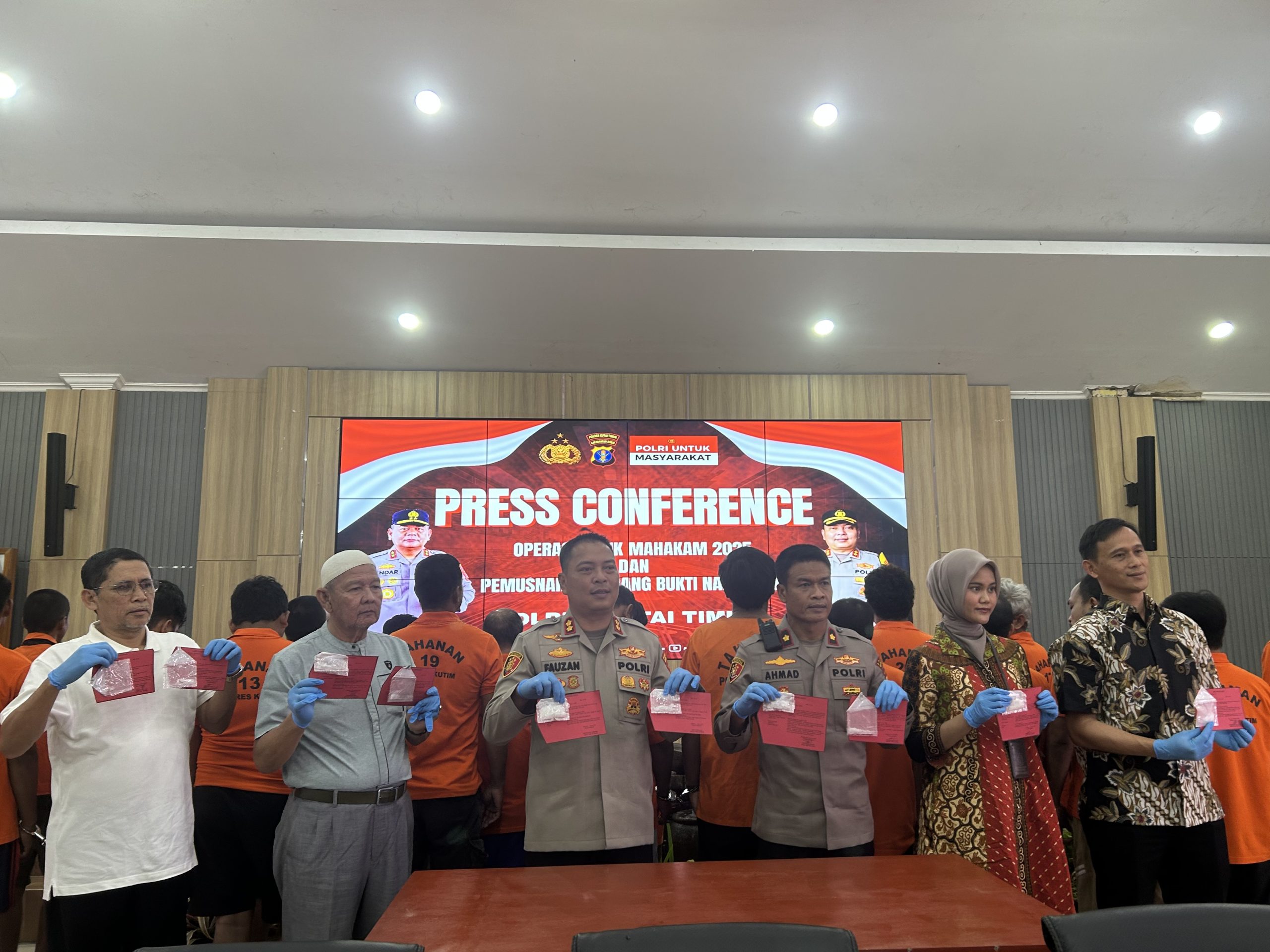 29 Tersangka Narkoba dan Diamankan Polres Kutim