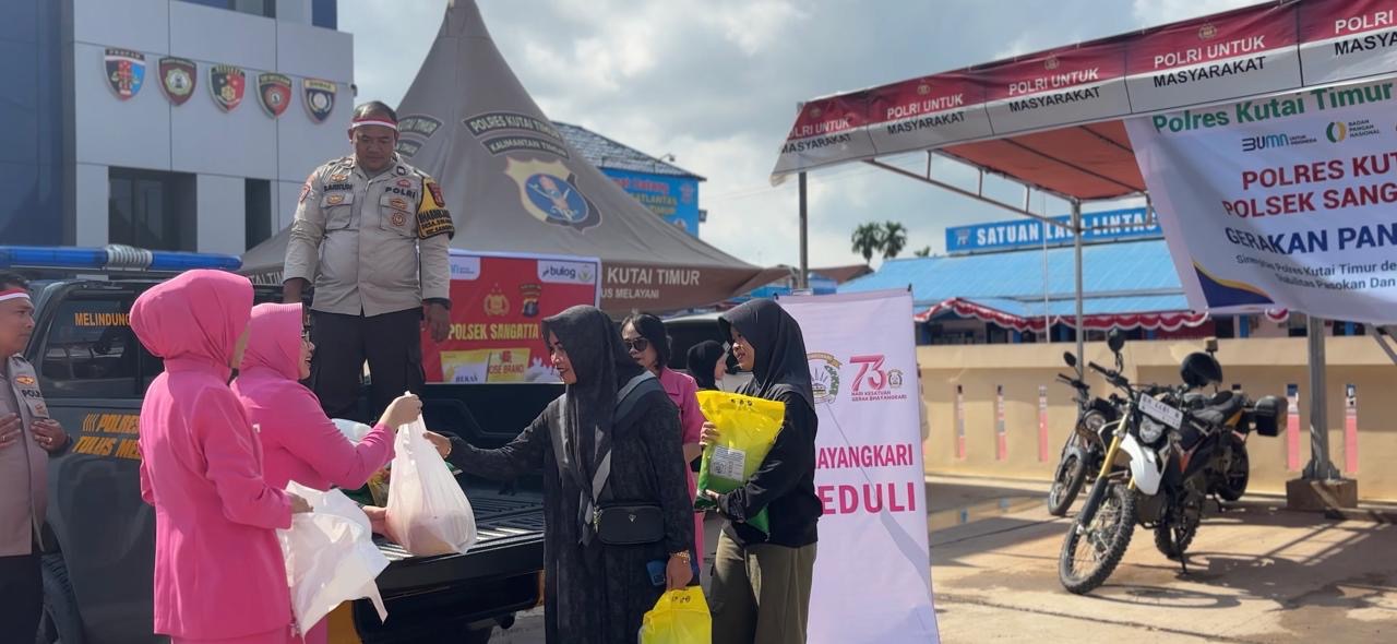 Gerakan Pangan Murah Polsek Sangatta: Jaga Stabilitas Harga dan Bantu Warga